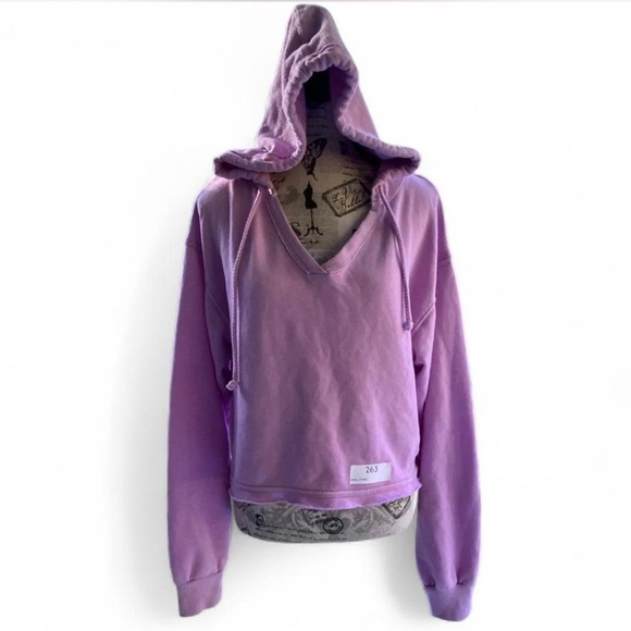 American Eagle Outfitters Tops - American Eagle Purple Pullover Hoodie